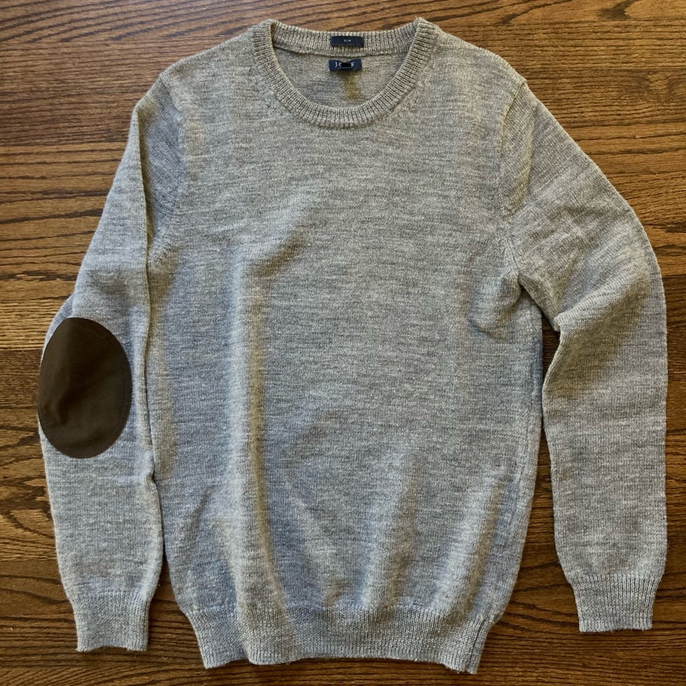 J Crew Men’s Sweater (Tan/ Grey) Size Small